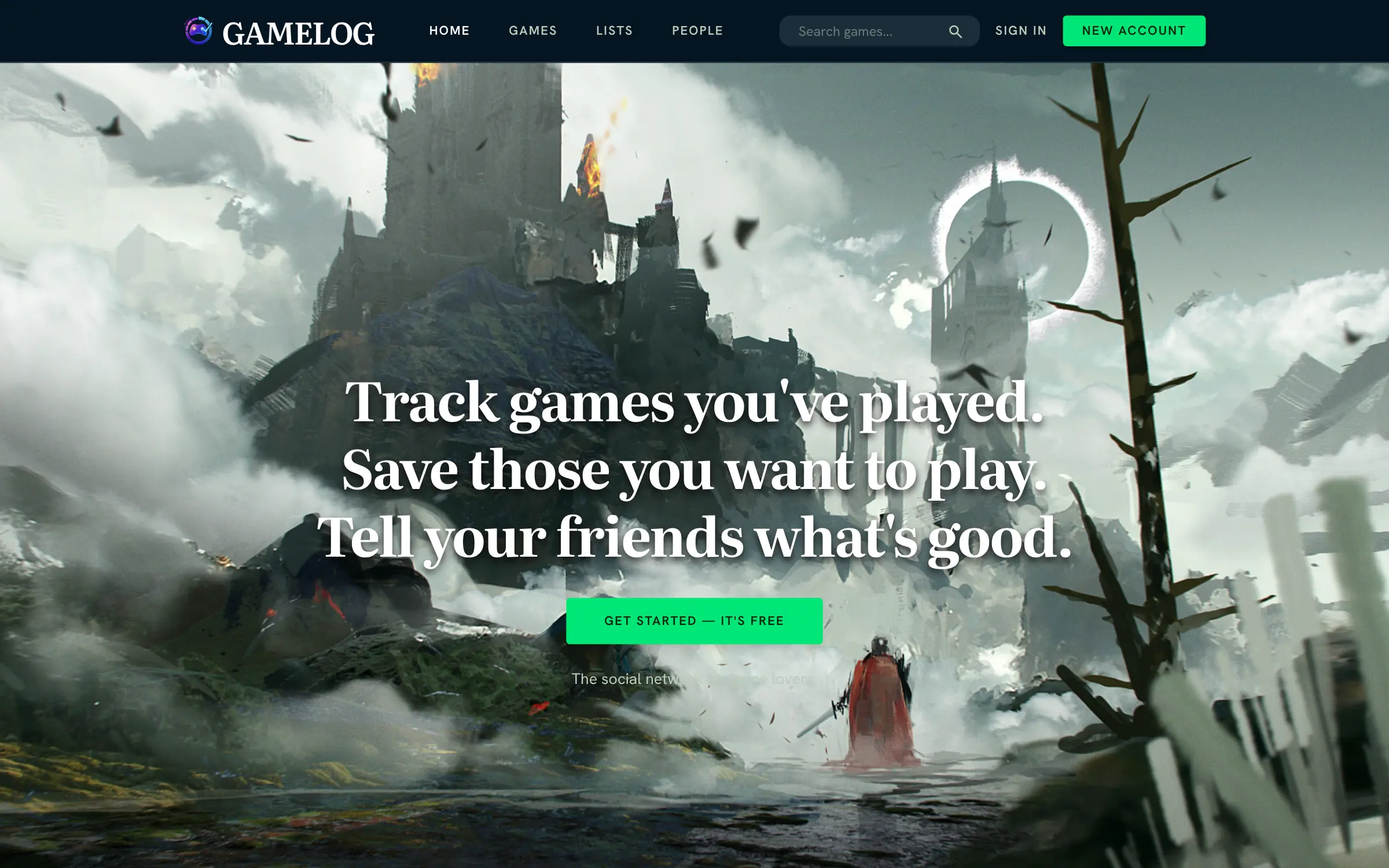 Gamelog project preview